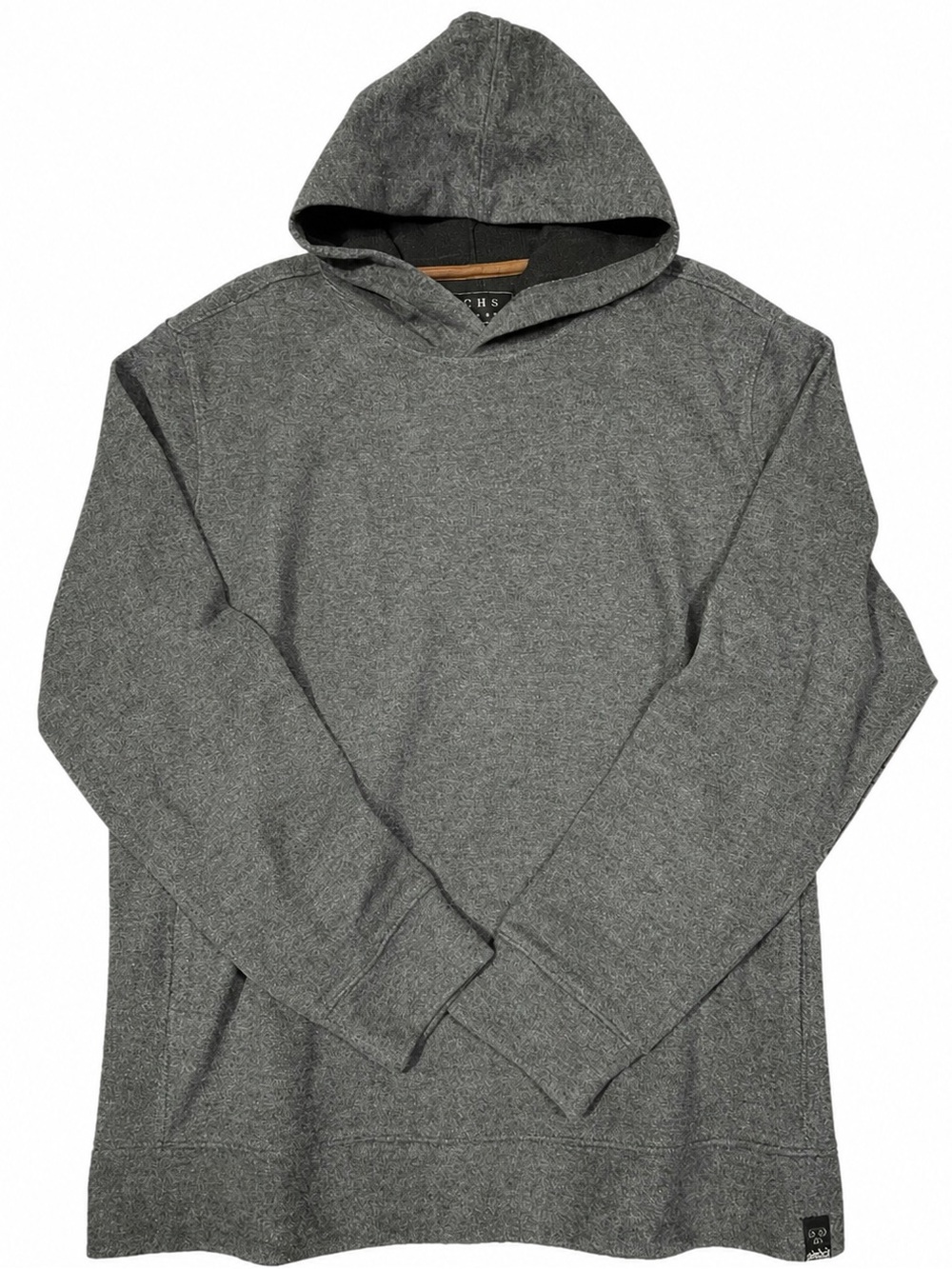 Jachs Gray Hooded Pullover Outdoors Gorpcore Heavyweight Mens Large Workwear